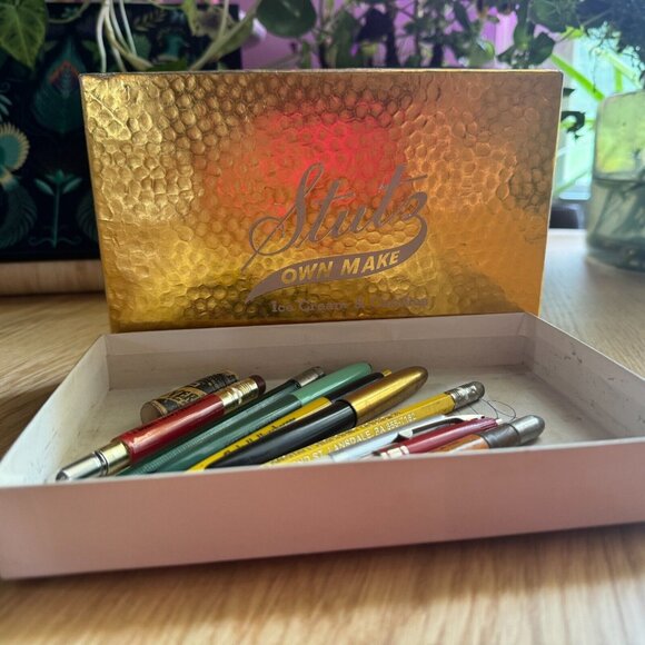 Pen & Pencil Writing Utensil Lot, Assortment of Various Conditions, Ads, Vintage - Picture 3 of 17